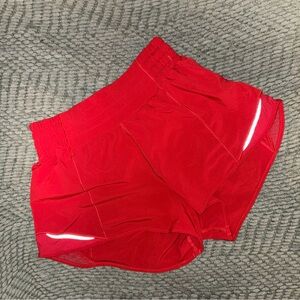 Lululemon Hotty Hot High-Rise Short 2.5" Red